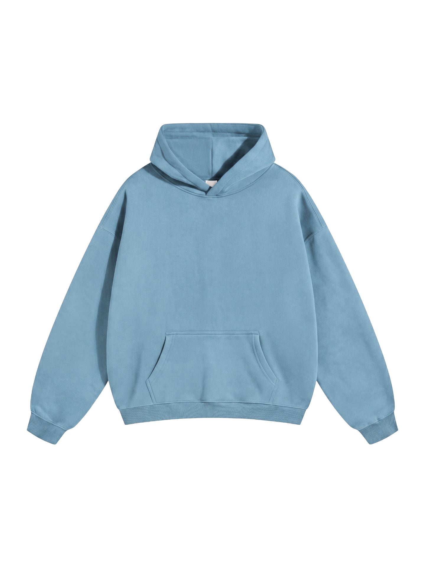 Medium Blue Oversize Fleeced Hoodie