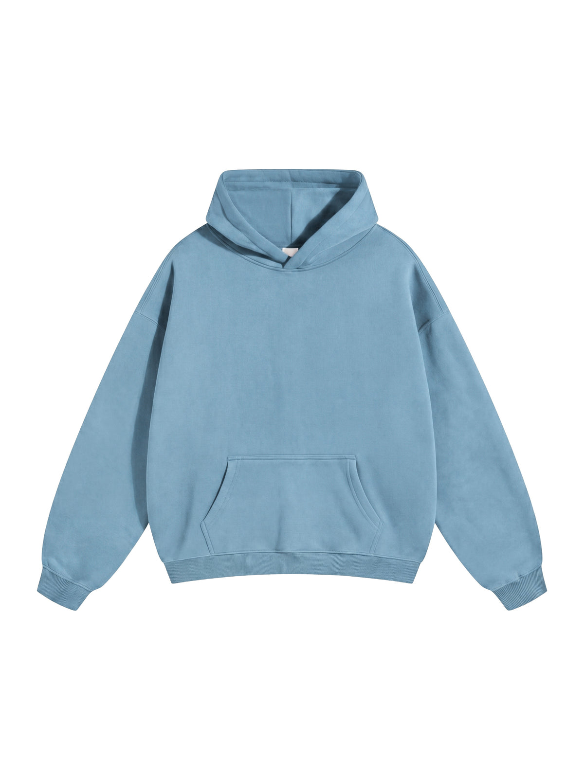 Medium Blue Oversize Fleeced Hoodie